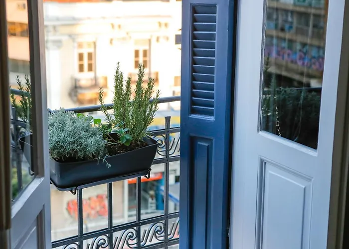 Lägenhet # Alegra , 10mtrs From Venizelou Metro Station Thessaloníki